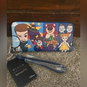 Loungefly Disney Pixar Toy Story Villians Zip Around Wristlet Wallet - NWT